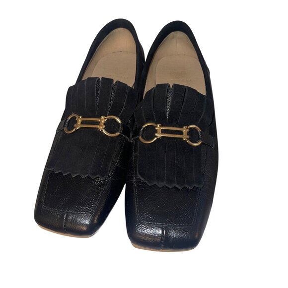 Stivali Womens Loafers  Size 9.5 Black New York Divinity Leather Casual - Picture 15 of 15
